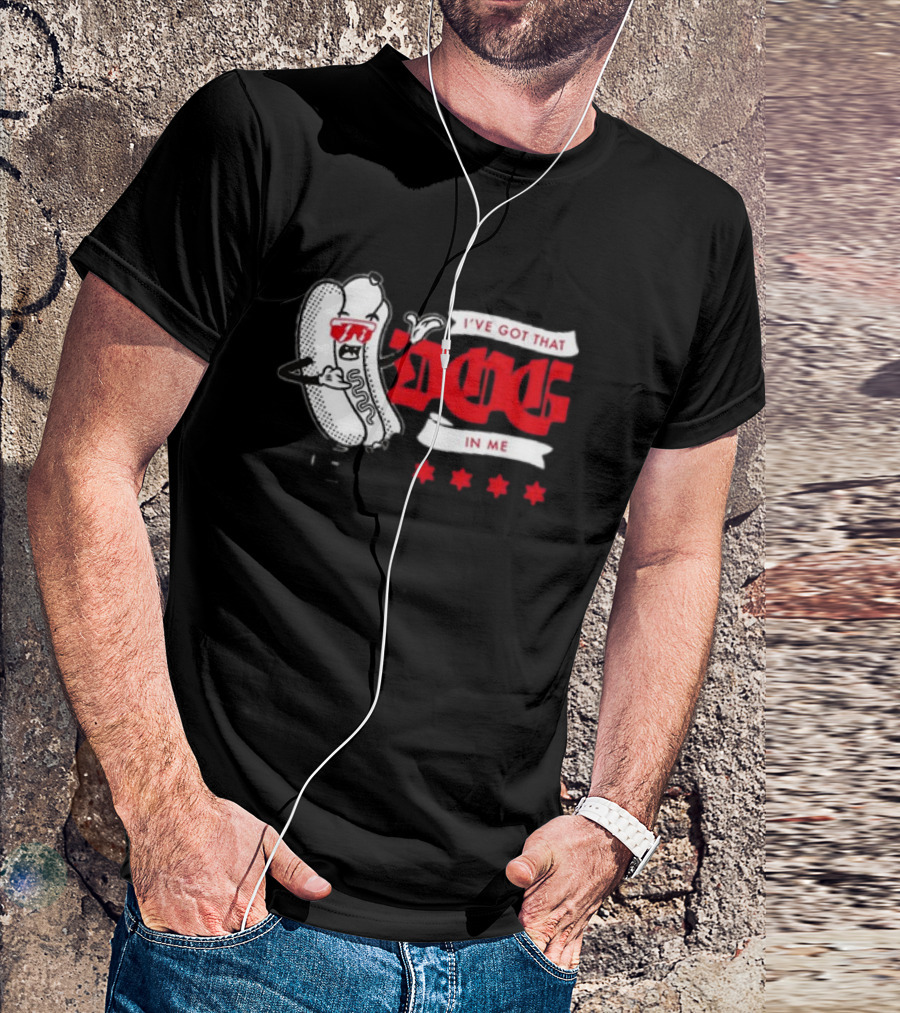 C2E2 I've Got That Dog Hot Dog Character With Stars T-Shirt