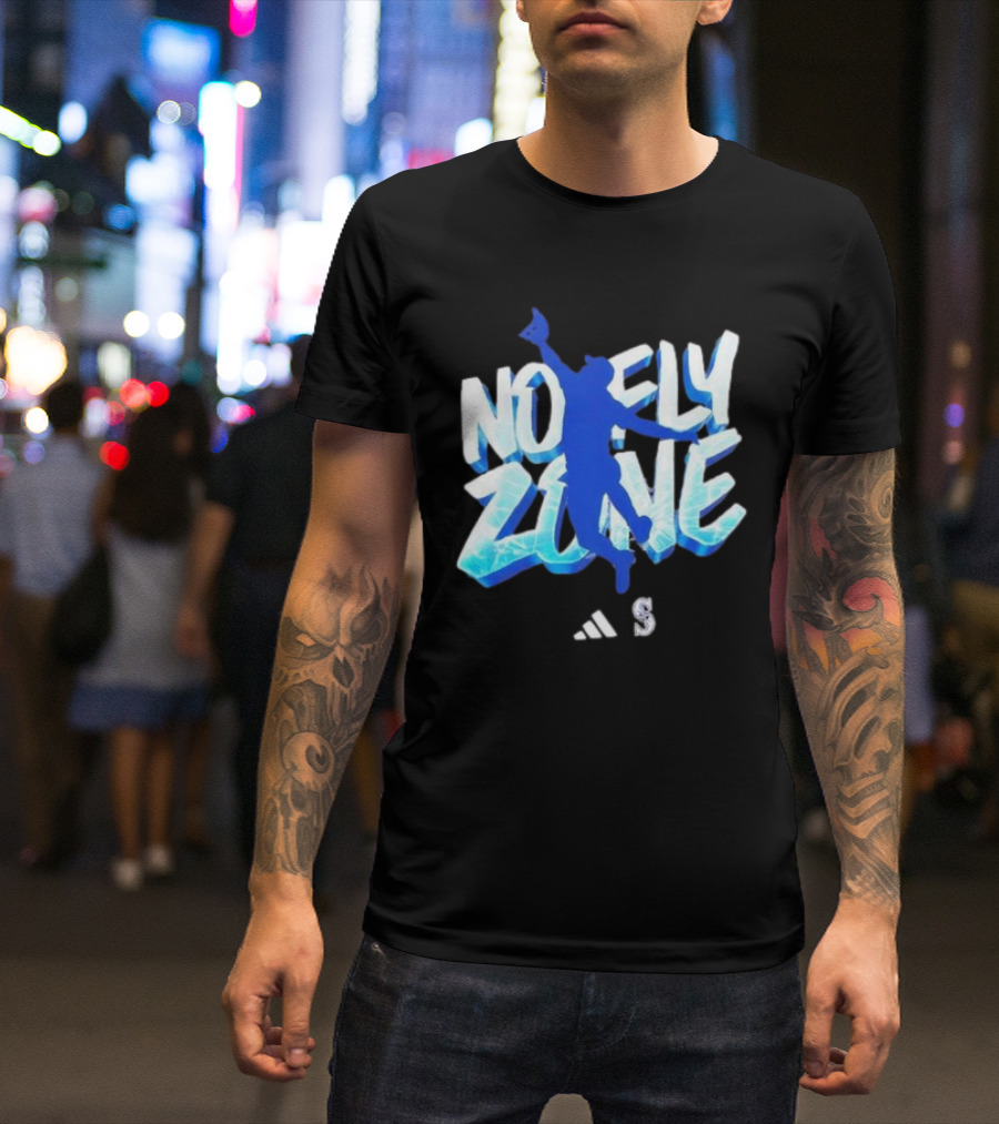 No Fly Zone Julio Rodriguez Mariners Baseball T-Shirt