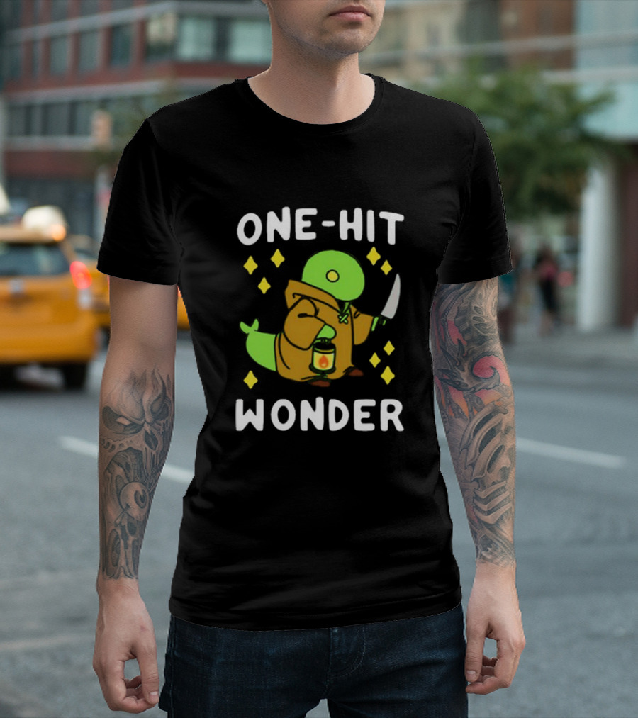 One-Hit Wonder Tonberry Knife Lantern Stars T-Shirt
