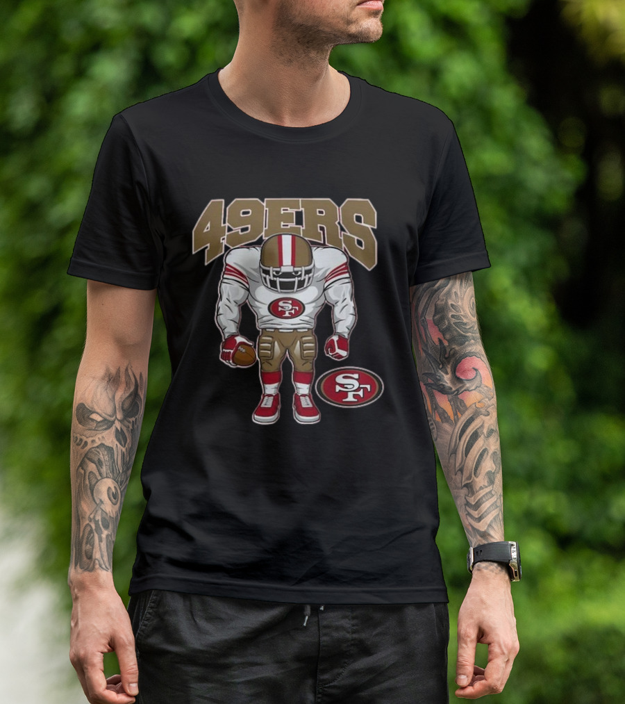 49ers NFL San Francisco 49ers Scarlet Brute Squad T-Shirt