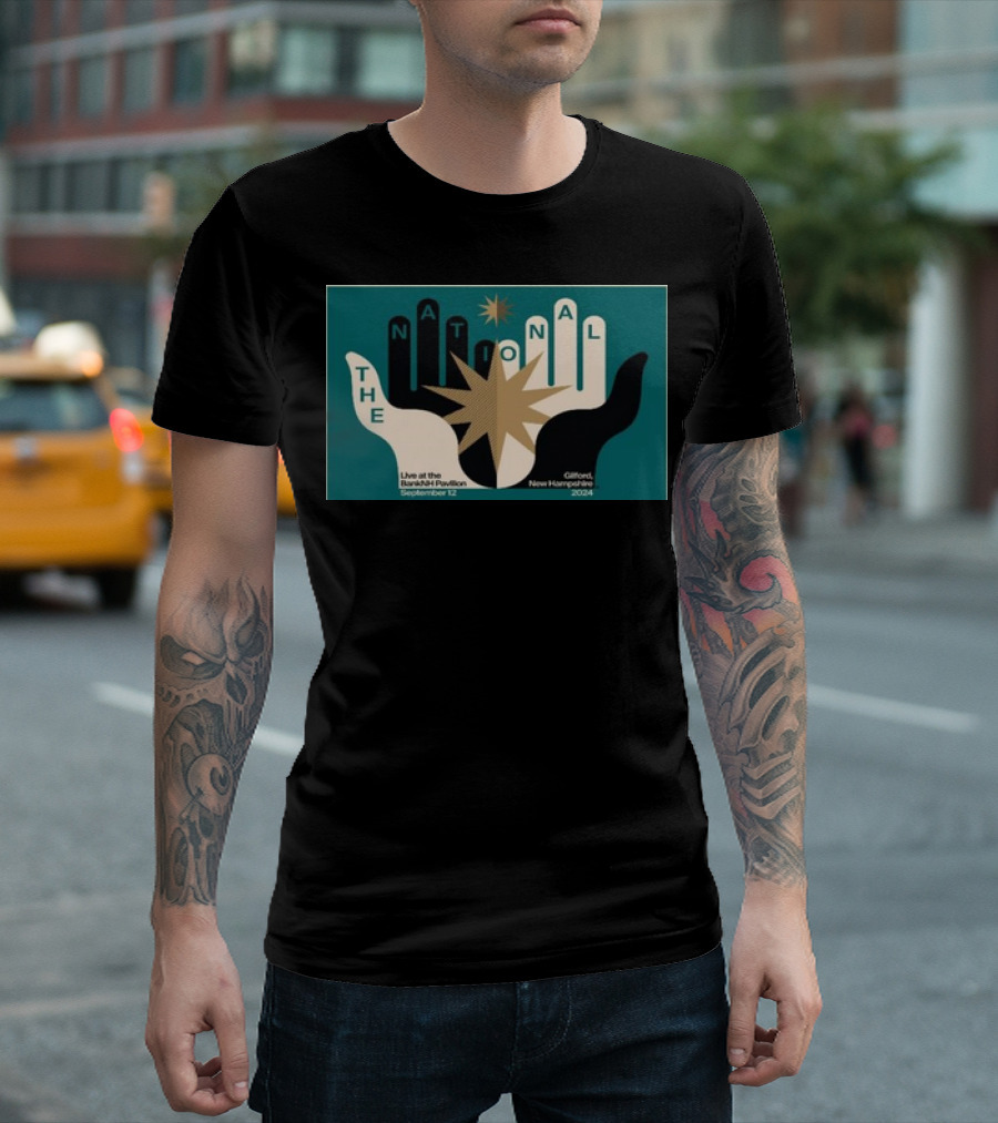 Live at the Bank of NH Pavilion September 12 2024 The National Event Gilford New Hampshire T-Shirt