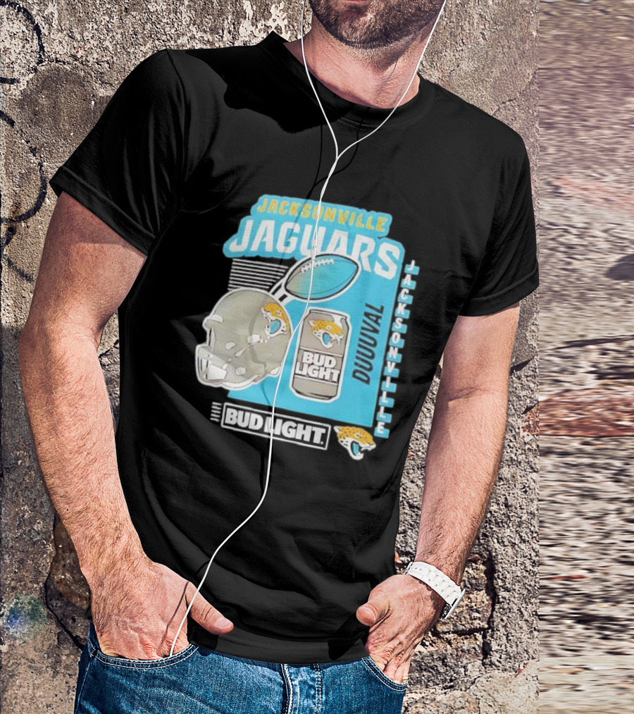 Jacksonville Jaguars Bud Light Football Duuuval Jacksonville T-Shirt