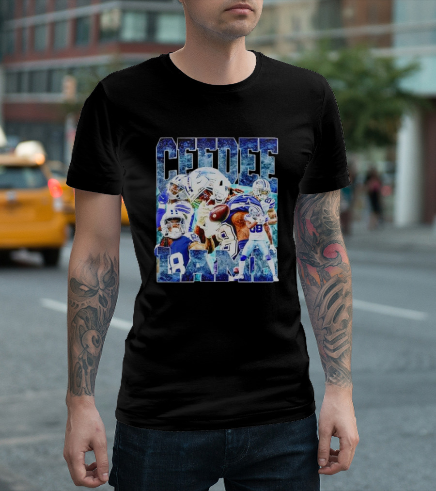Dallas Cowboys CeeDee Lamb 88 Retro 90s NFL Football T-Shirt