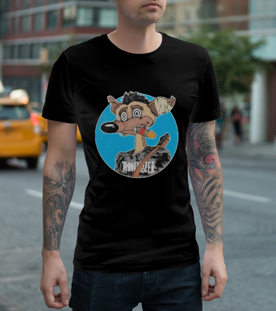 Degen Coyote Degenerika Tranq on Tranqlozer T-Shirt