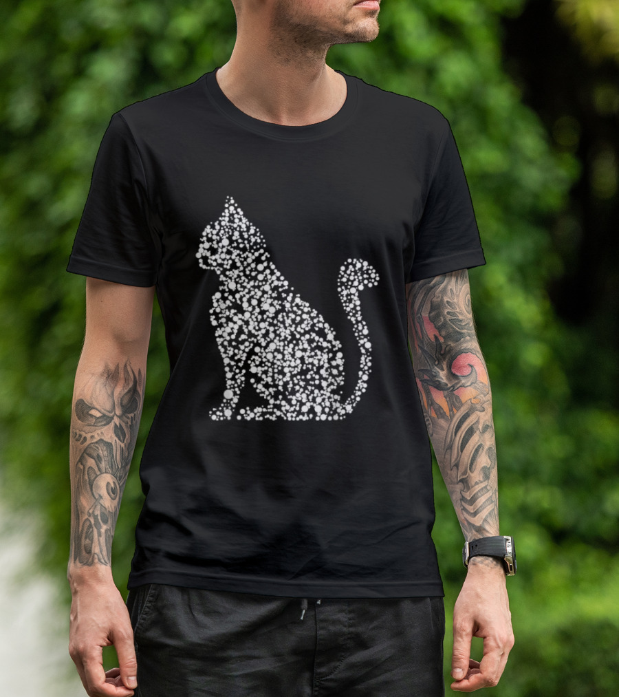 Happy Dot Day Cat Lover 2024 September 15th Polka Dot Feline T-Shirt