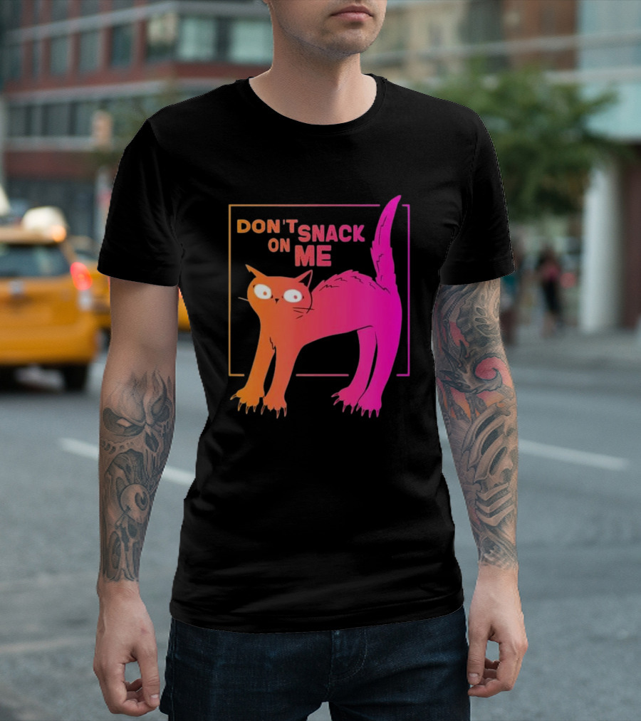 DON'T SNACK ON ME Harris Walz 2024 Cats For Kamala T-Shirt