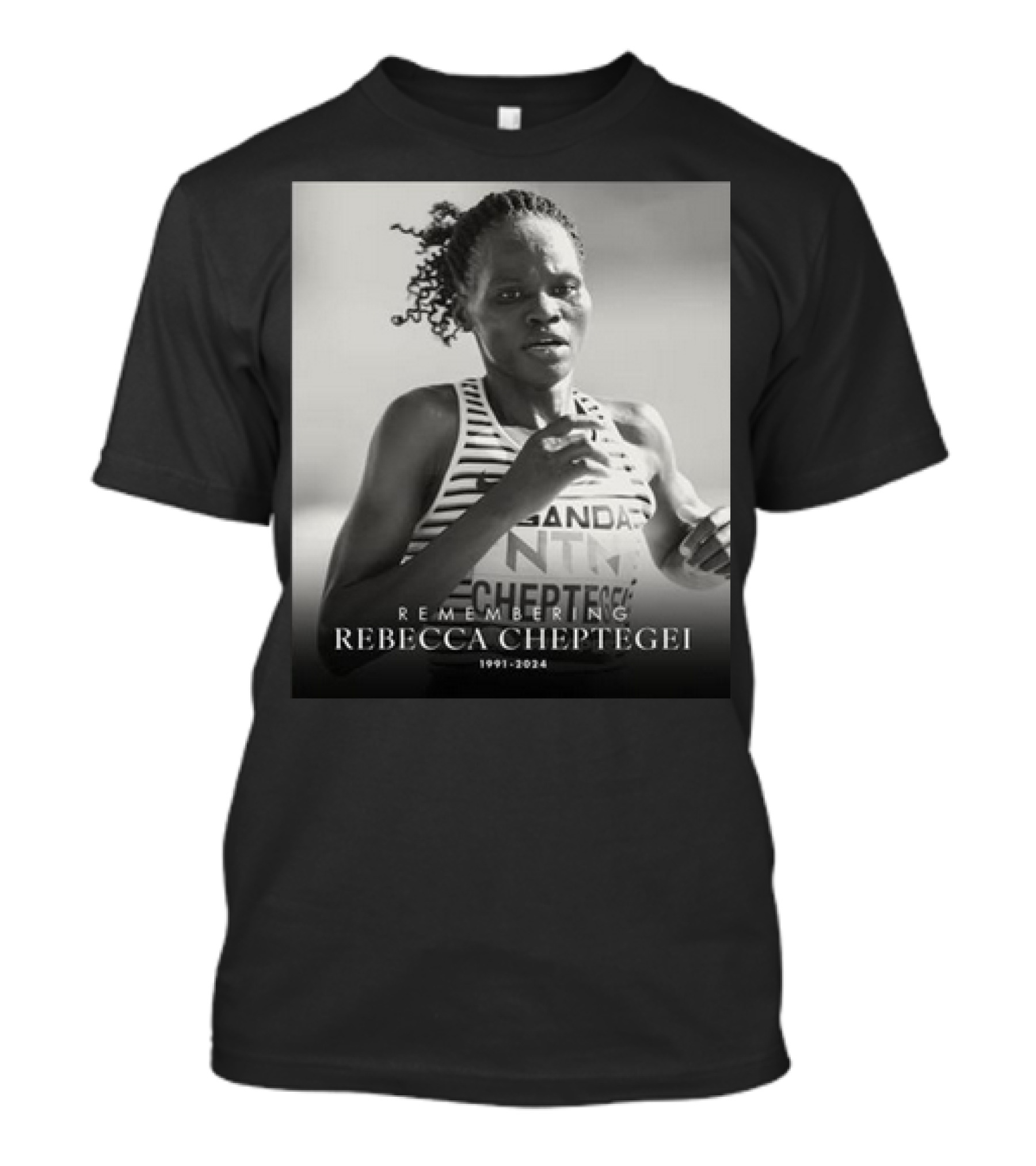 Remembering Rebecca Cheptegei 1991 2024 Uganda NTX T-Shirt