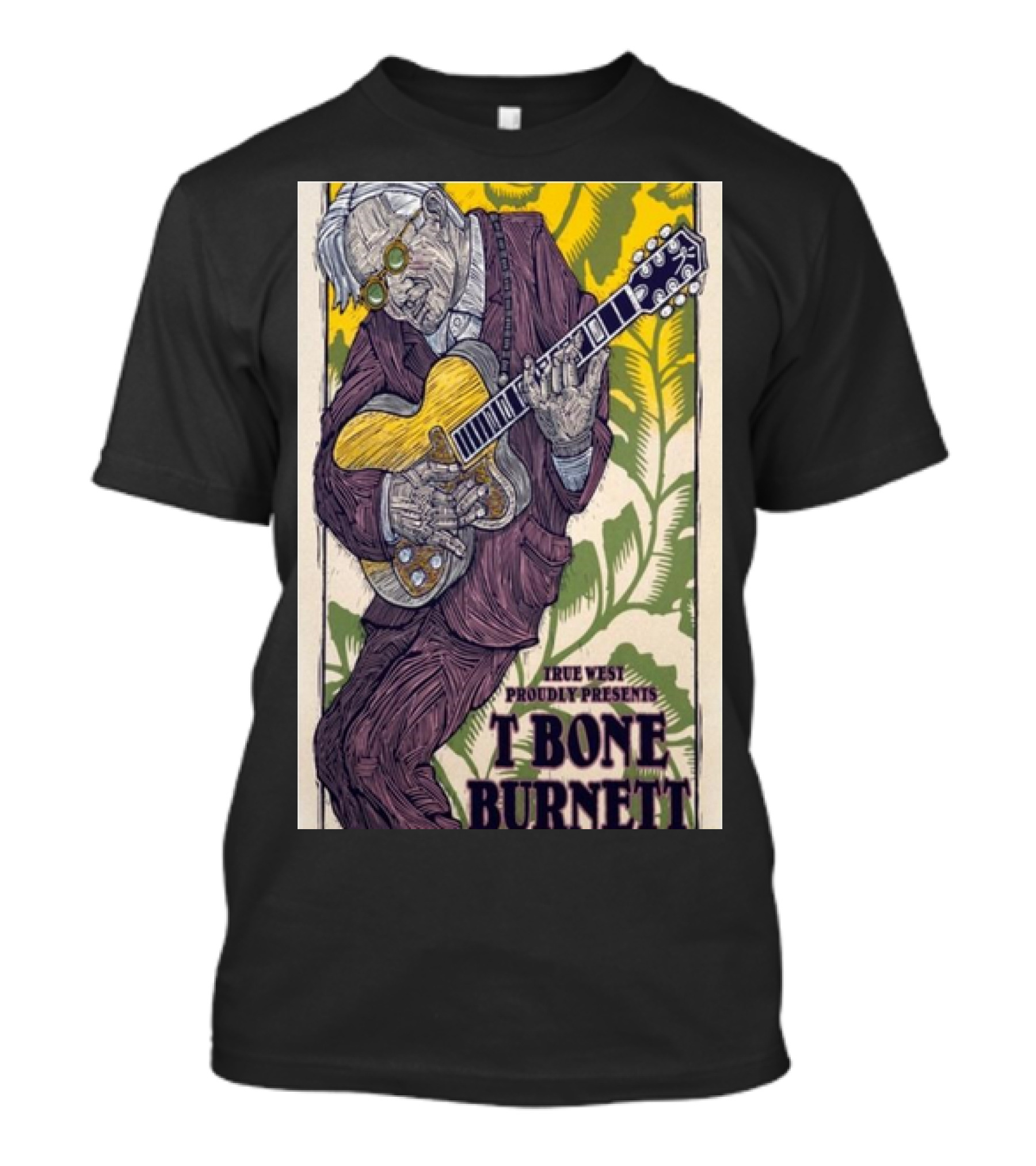 True West Proudly Presents T Bone Burnett Portland Oregon T-Shirt