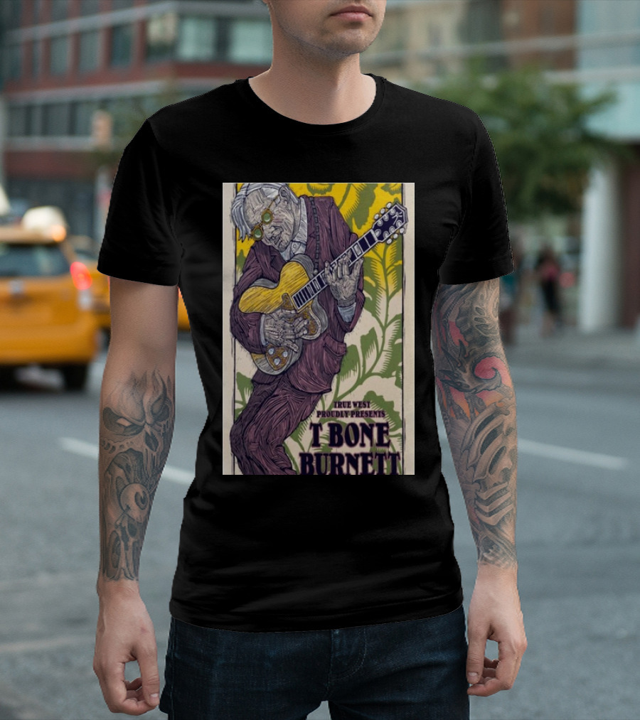 True West Proudly Presents T Bone Burnett Portland Oregon T-Shirt