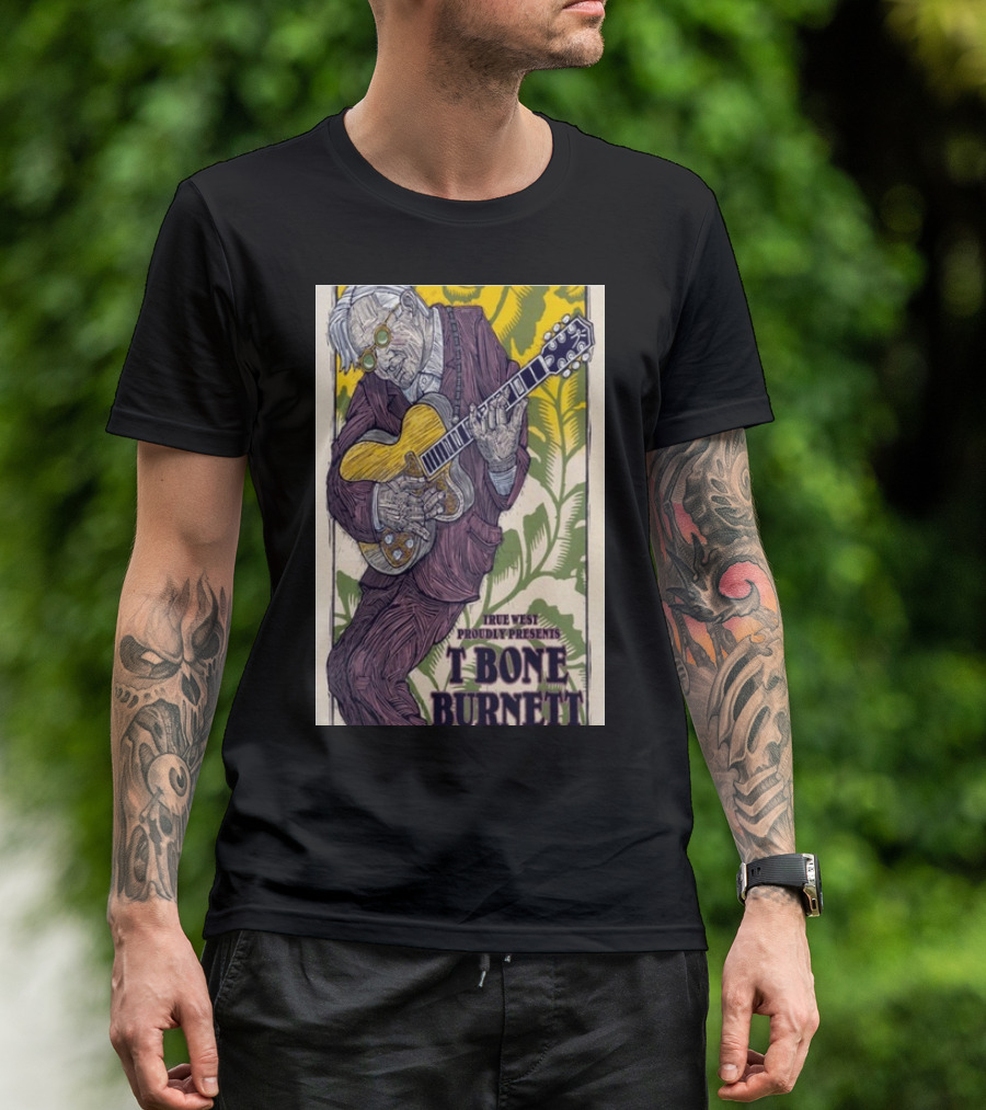 True West Proudly Presents T Bone Burnett Portland Oregon T-Shirt