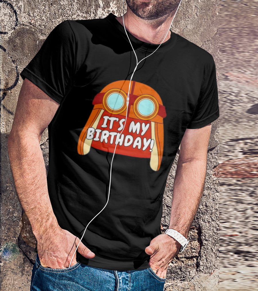 Danny Go It's My Birthday Pilot Goggles T-Shirt