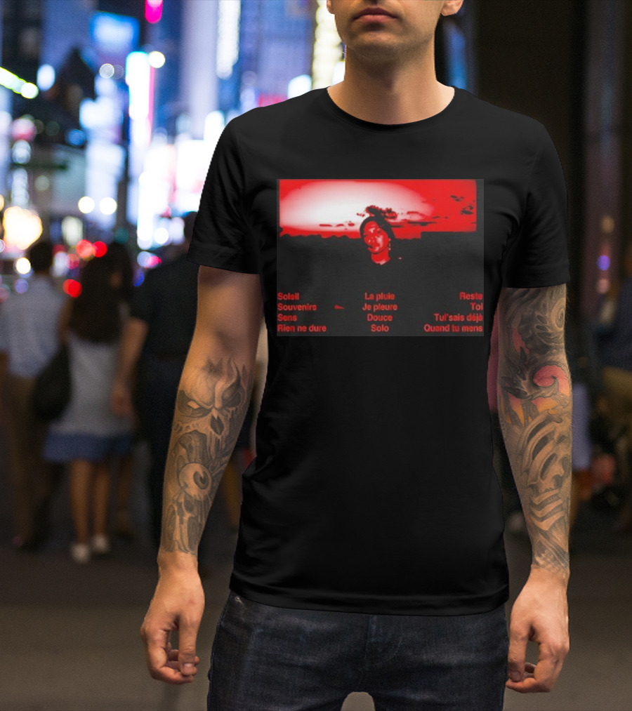 Manches Longues Solo Retro Soleil Souvenire Rien Ne Dure La Pluie Je Pleure Quand Tu Mens T-Shirt