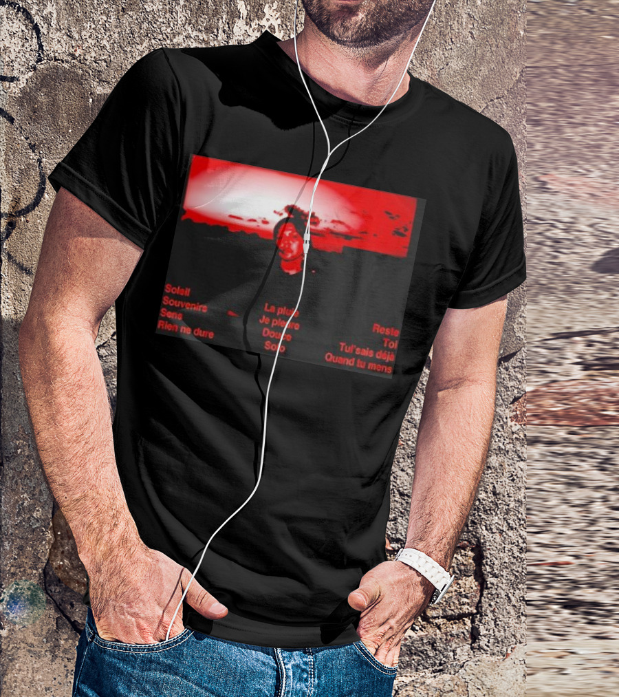 Manches Longues Solo Retro Soleil Souvenire Rien Ne Dure La Pluie Je Pleure Quand Tu Mens T-Shirt