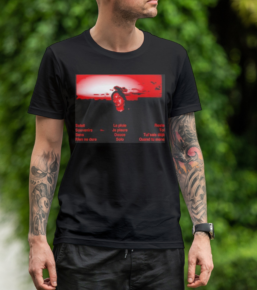 Manches Longues Solo Retro Soleil Souvenire Rien Ne Dure La Pluie Je Pleure Quand Tu Mens T-Shirt