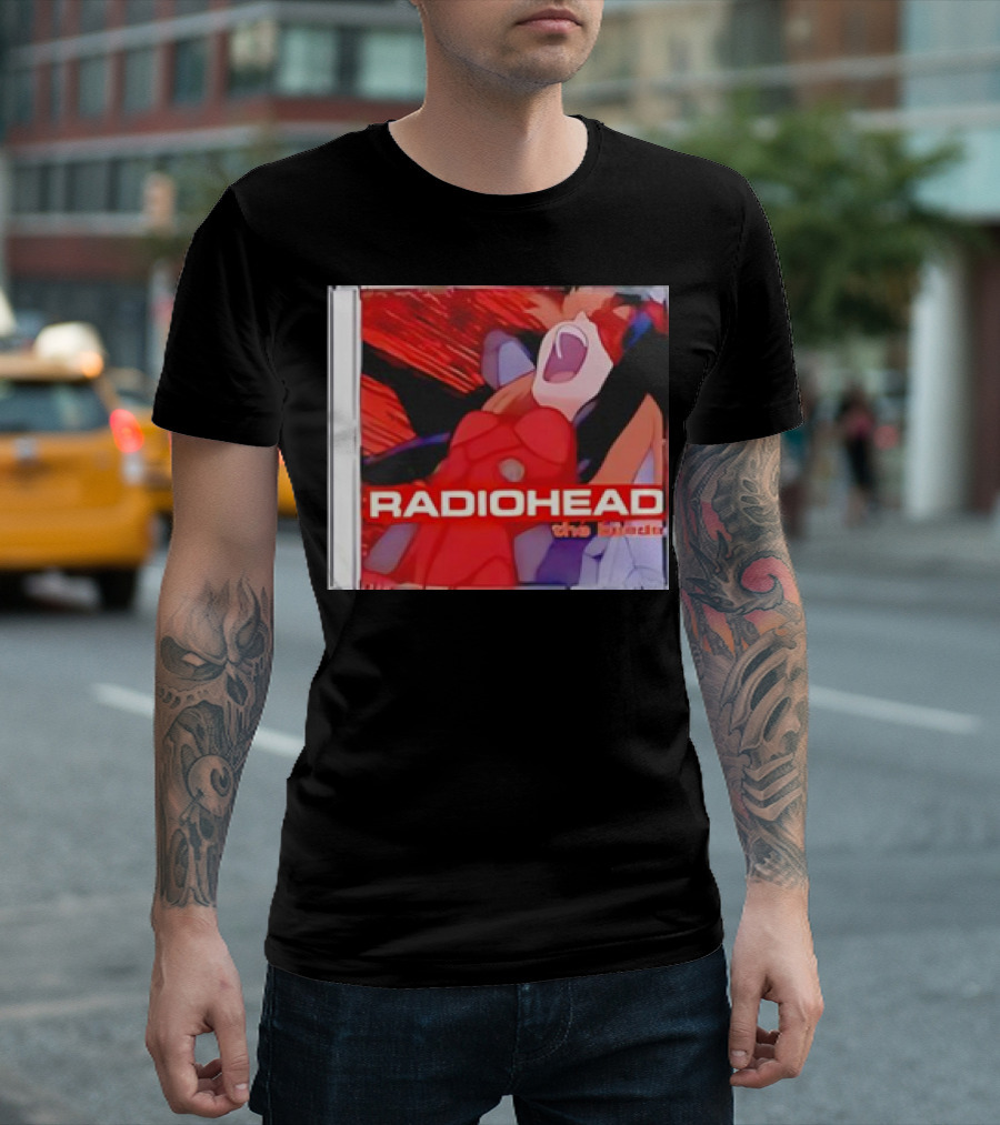 Radiohead Kid A Asuka Cartoon T-Shirt