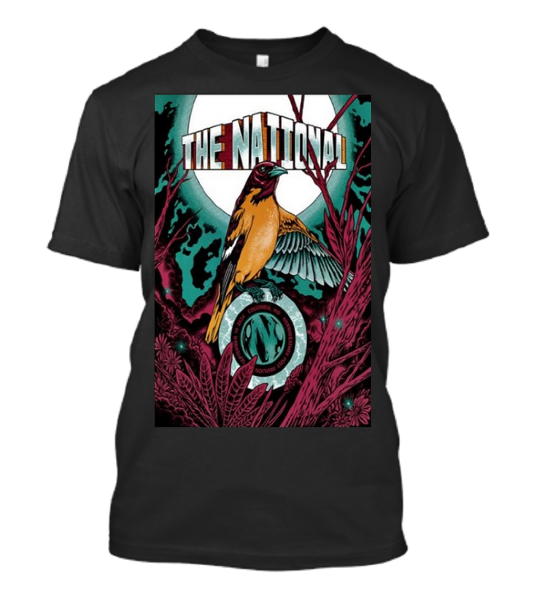 The National Merriweather Post Pavilion Columbia MD 2024 Bird And Flora T-Shirt