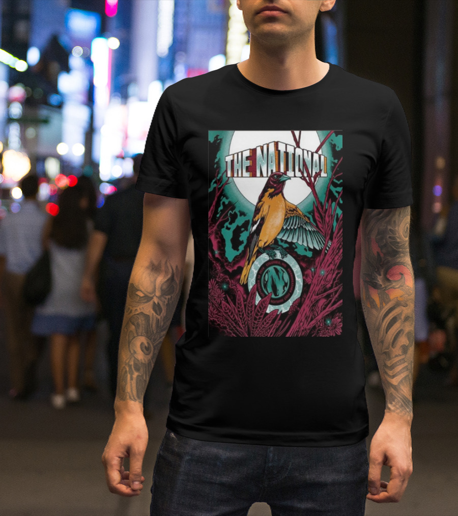 The National Merriweather Post Pavilion Columbia MD 2024 Bird And Flora T-Shirt