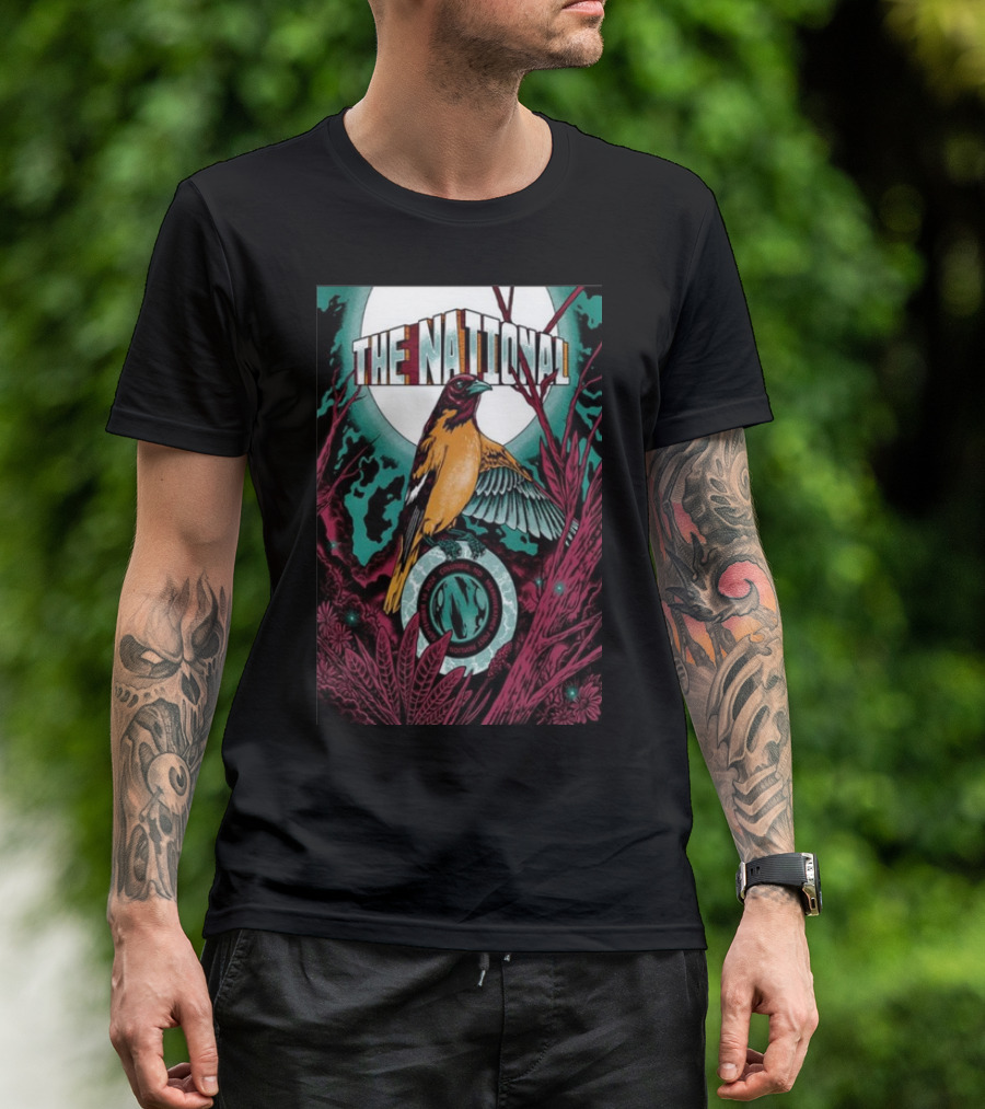 The National Merriweather Post Pavilion Columbia MD 2024 Bird And Flora T-Shirt