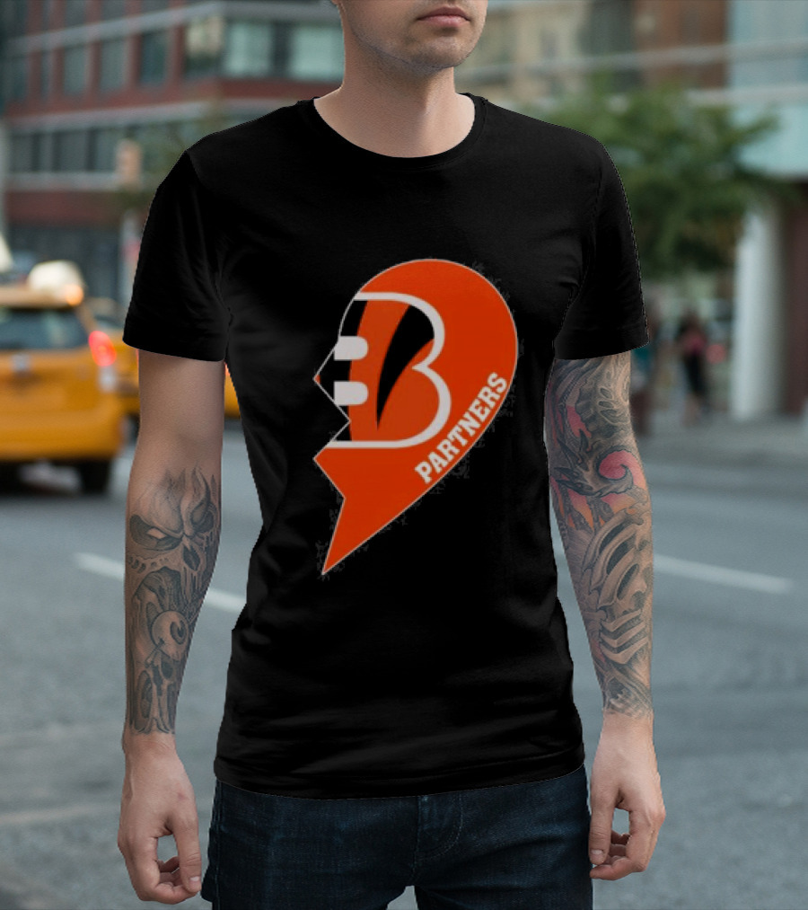 Cincinnati Bengals Partners Heart B T-Shirt