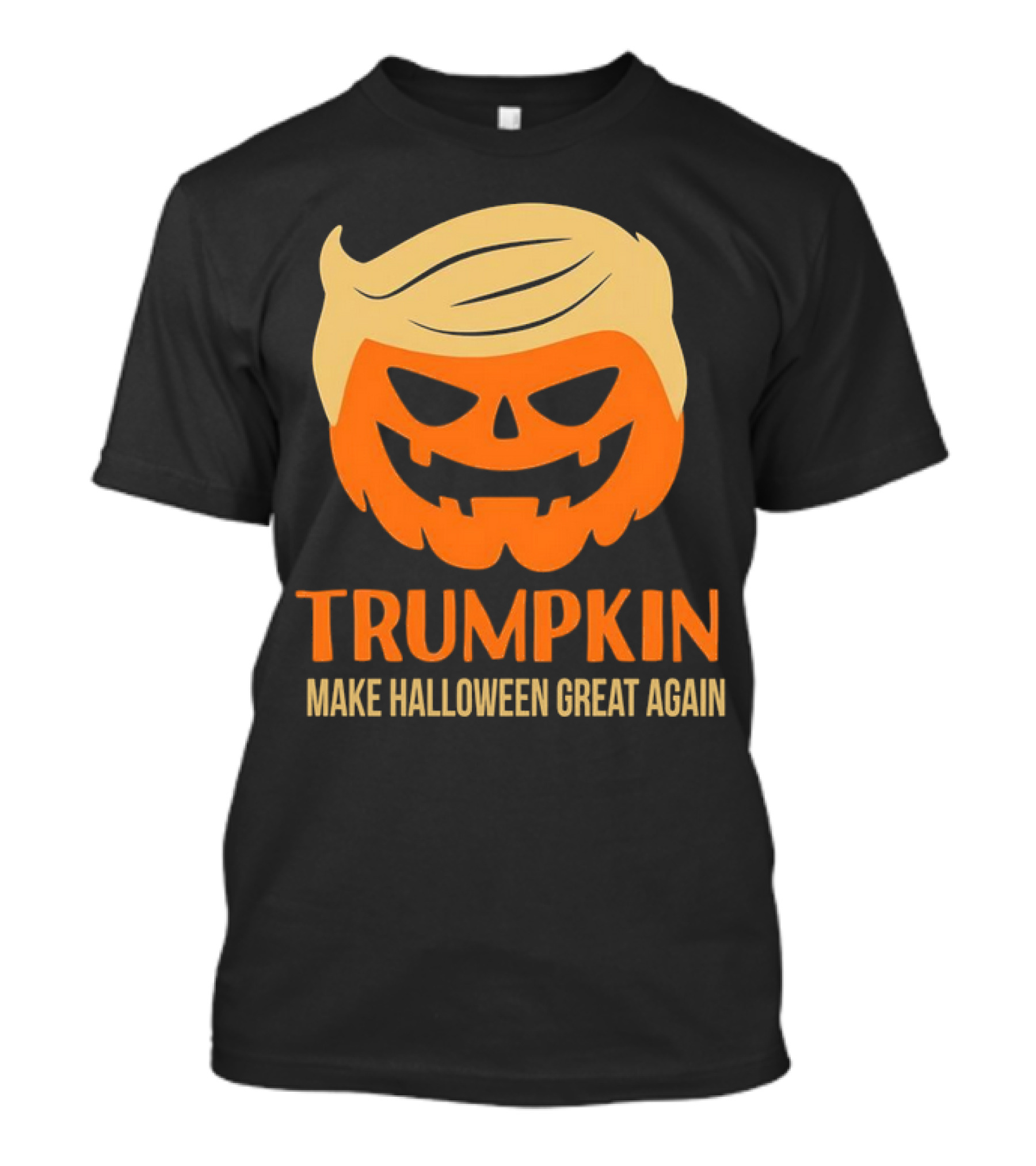 Trumpkin Make Halloween Great Again Pumpkin Face Hair T-Shirt
