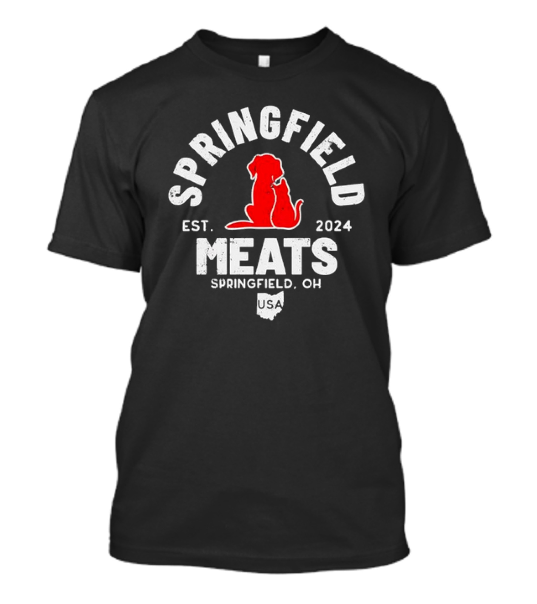 Springfield Meats 2024 Springfield OH USA Dog And Cat T-Shirt