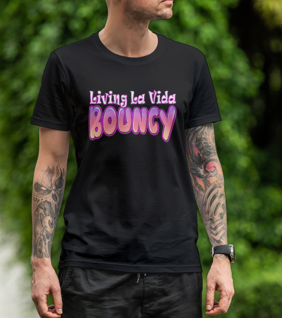 Living La Vida Bouncy Vibrant Pink T-Shirt