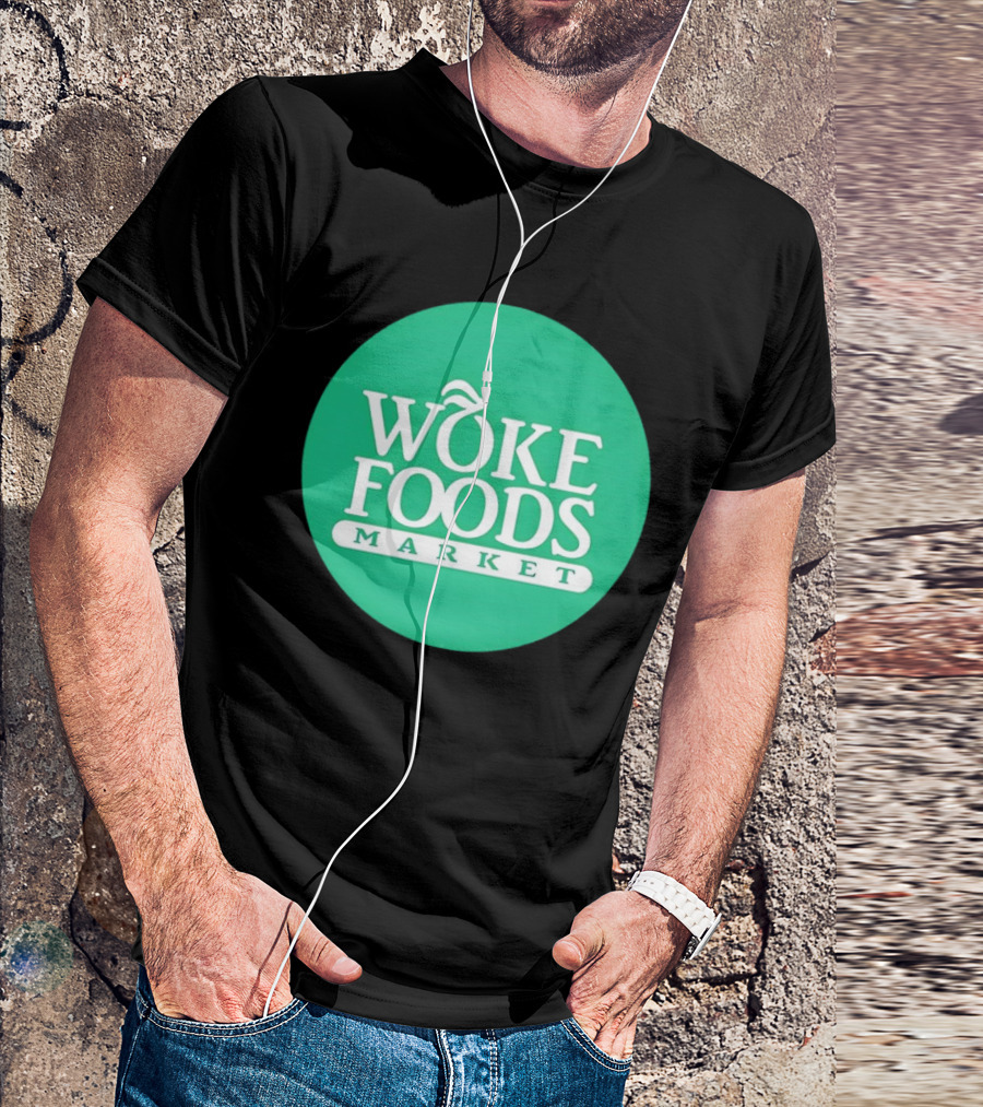Woke Foods Market Green Circle T-Shirt