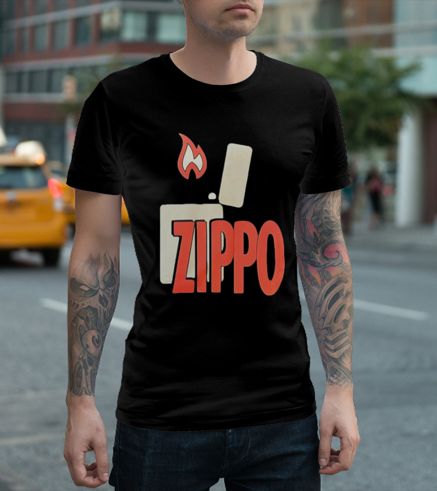 Zippo Lighter Flame T-Shirt