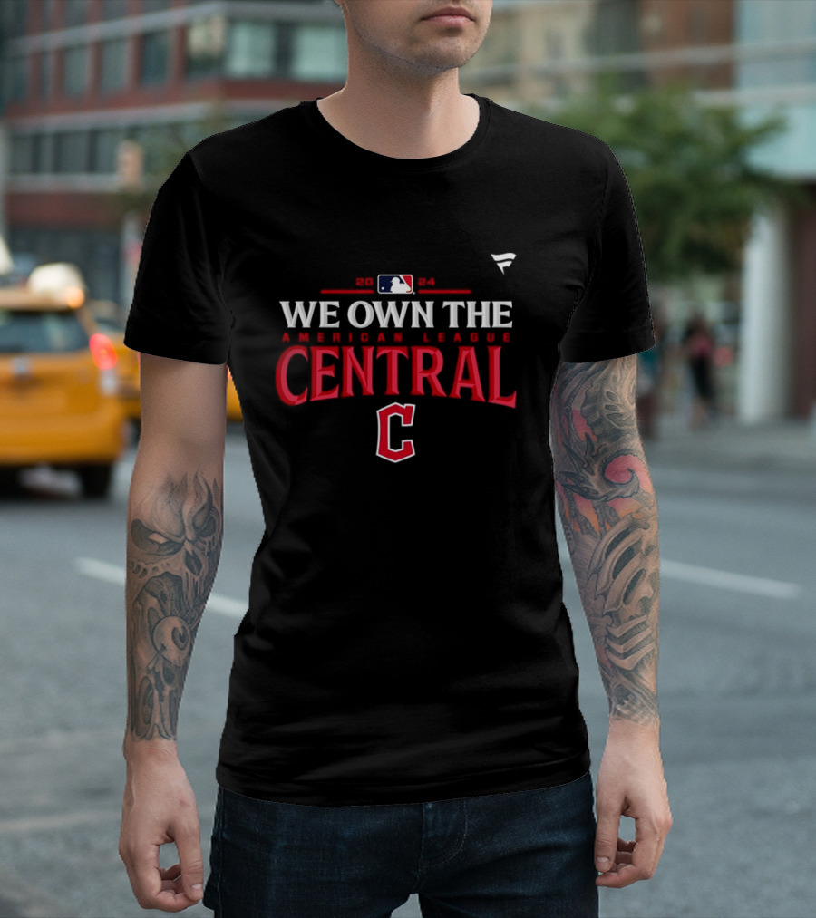 Cleveland Guardians 2024 AL Central Division Champions We Own The American League T-Shirt