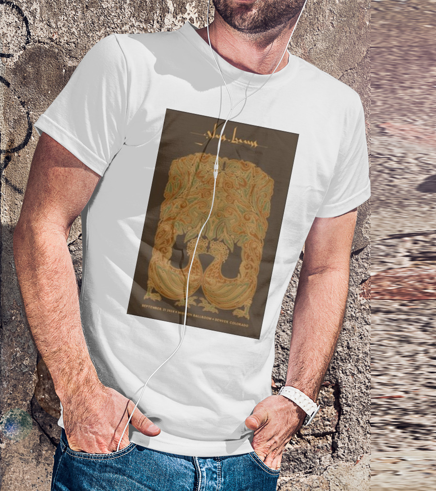 Glass Beams September 21 2024 Mission Ballroom Denver Colorado Ornate T-Shirt