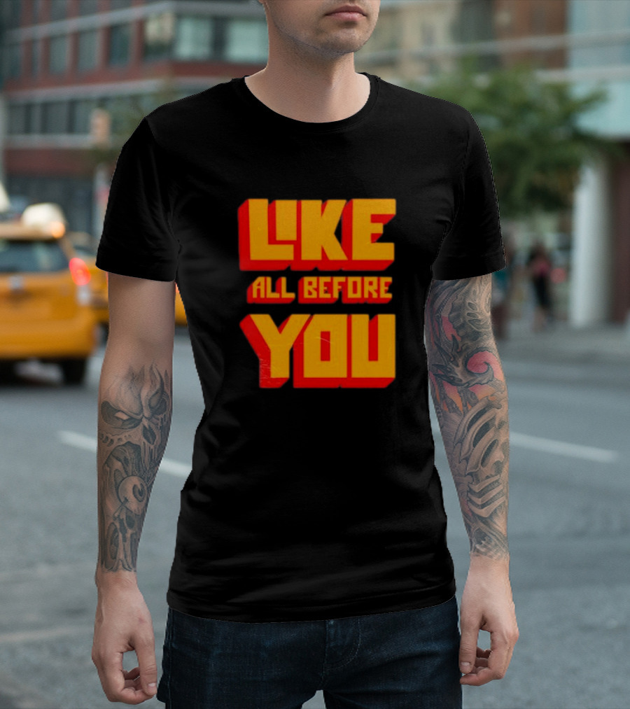The Voidz Like All Before You Text Bold Yellow Red T-Shirt