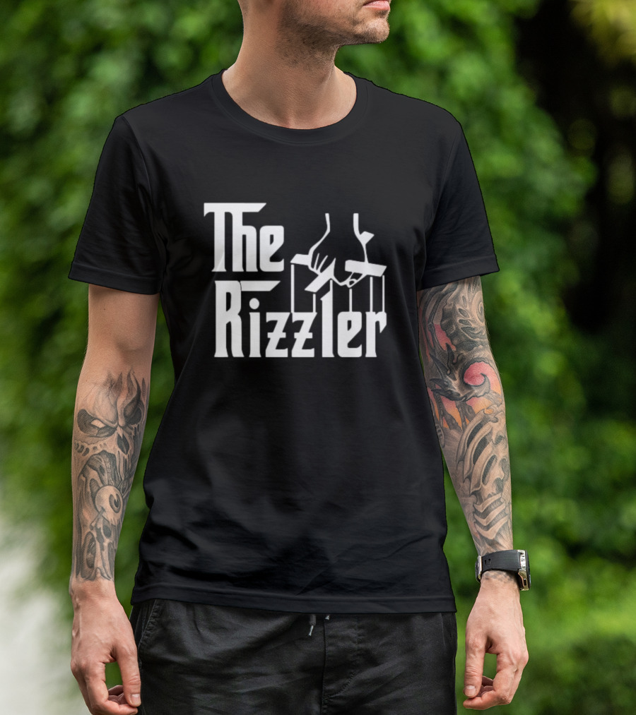 The Rizzler Godfather Hand Manipulation Icon A.J. And Big Justice T-Shirt