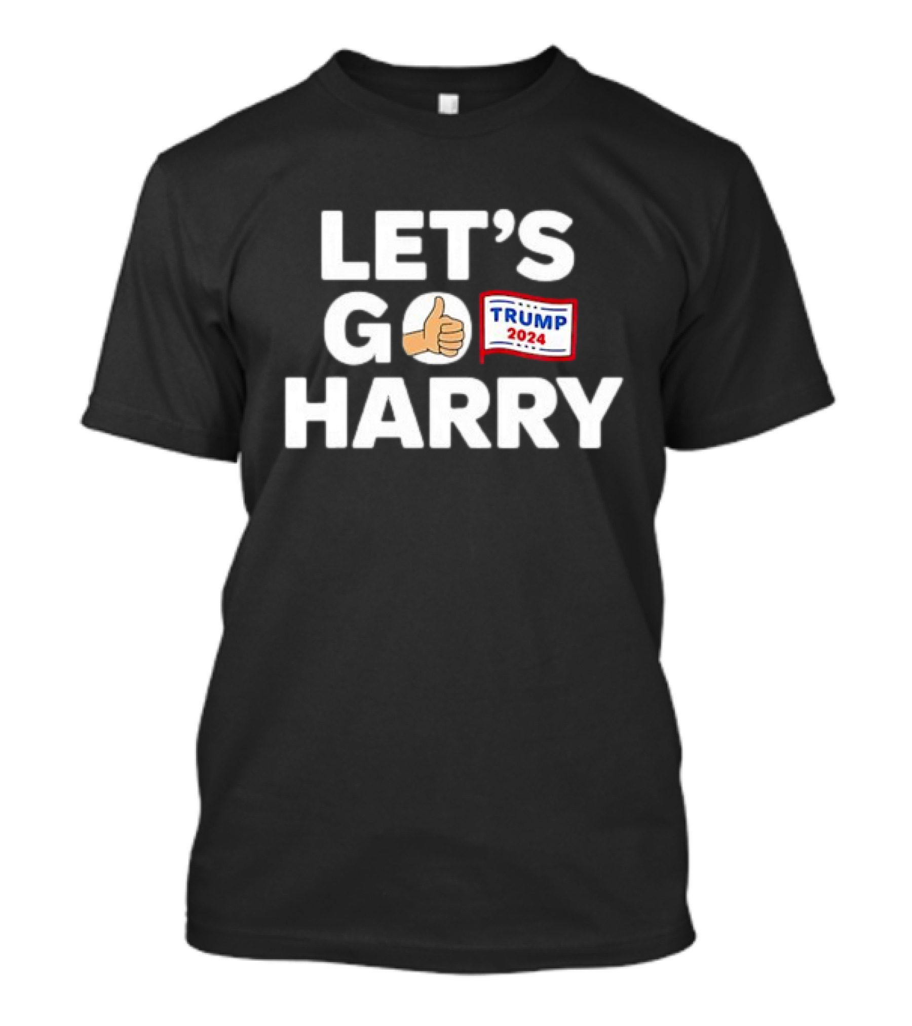 LET'S GO HARRY TRUMP 2024 Thumbs Up T-Shirt