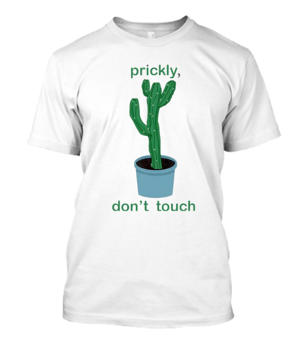 Prickly Don't Touch Cactus Cartoon Meme T-Shirt