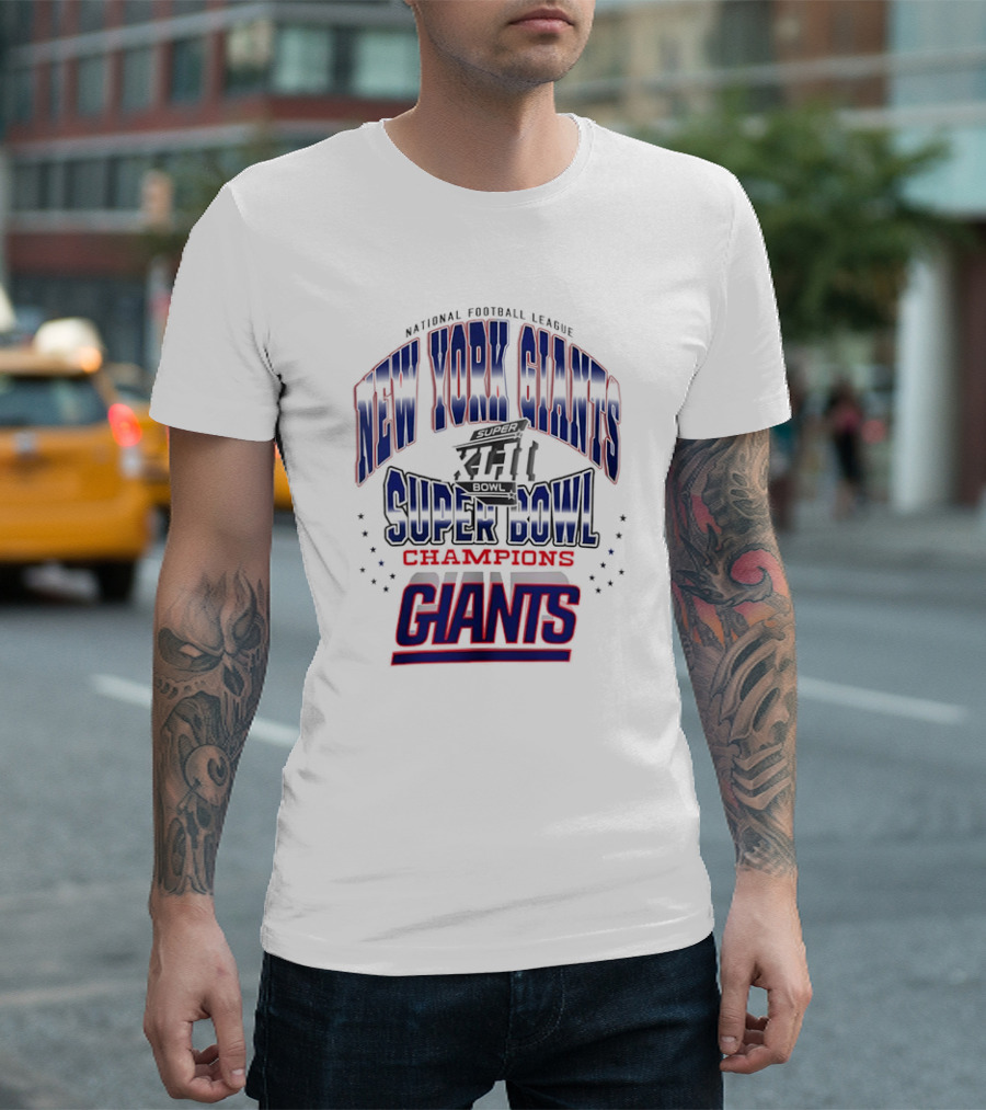National Football League New York Giants Super Bowl XLII Champions Giants T-Shirt