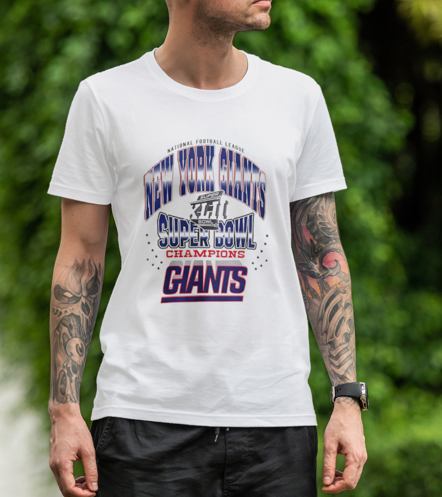 National Football League New York Giants Super Bowl XLII Champions Giants T-Shirt