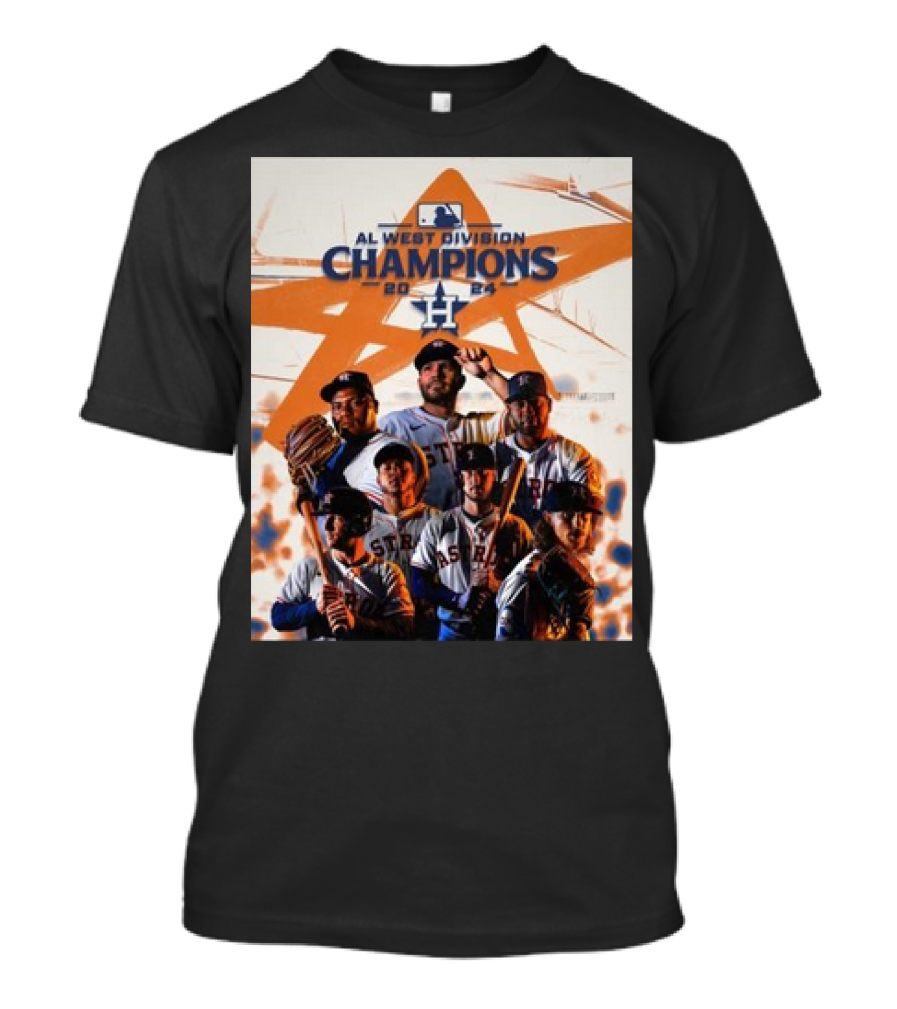 AL West Division Champions 2024 Houston Astros Players T-Shirt