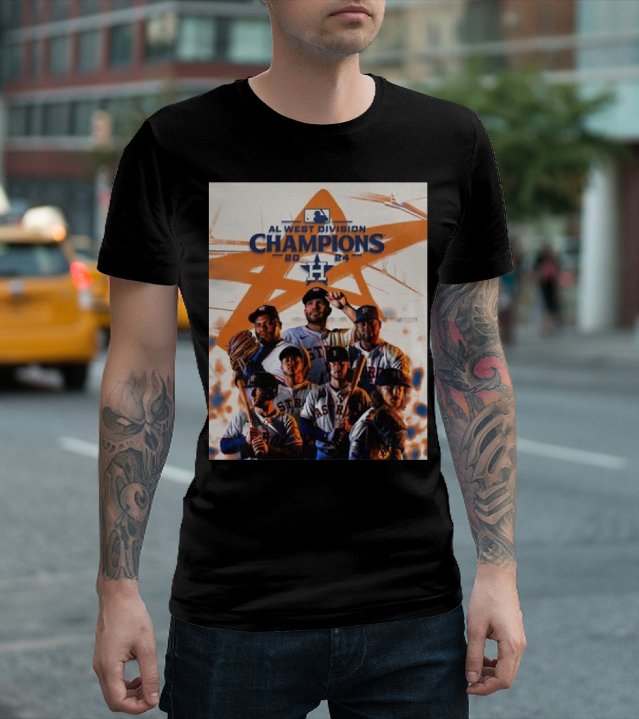 AL West Division Champions 2024 Houston Astros Players T-Shirt