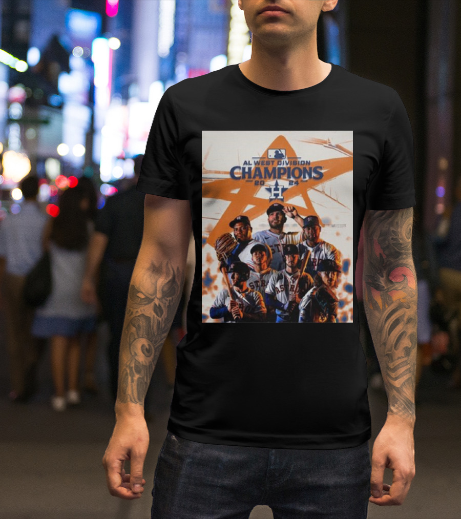 AL West Division Champions 2024 Houston Astros Players T-Shirt