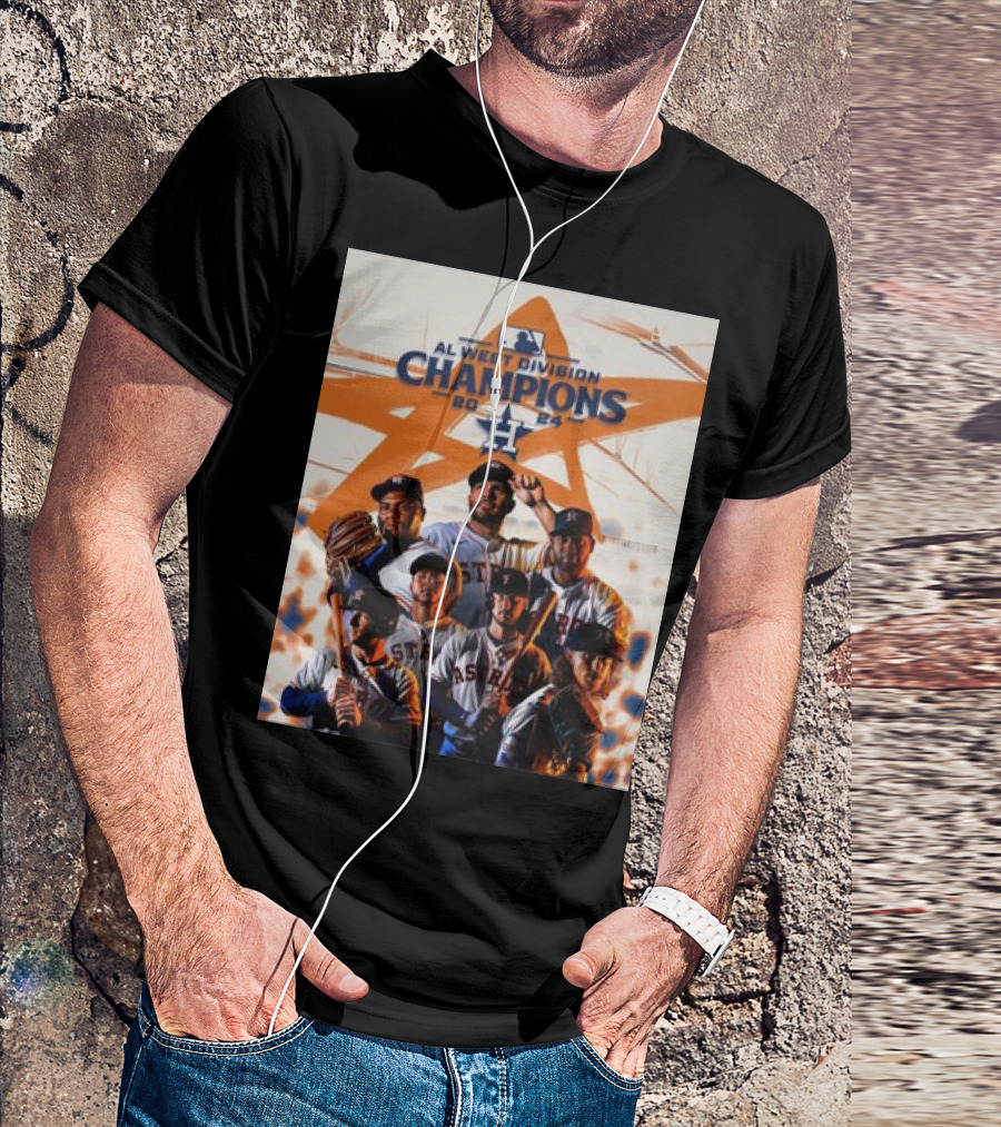 AL West Division Champions 2024 Houston Astros Players T-Shirt