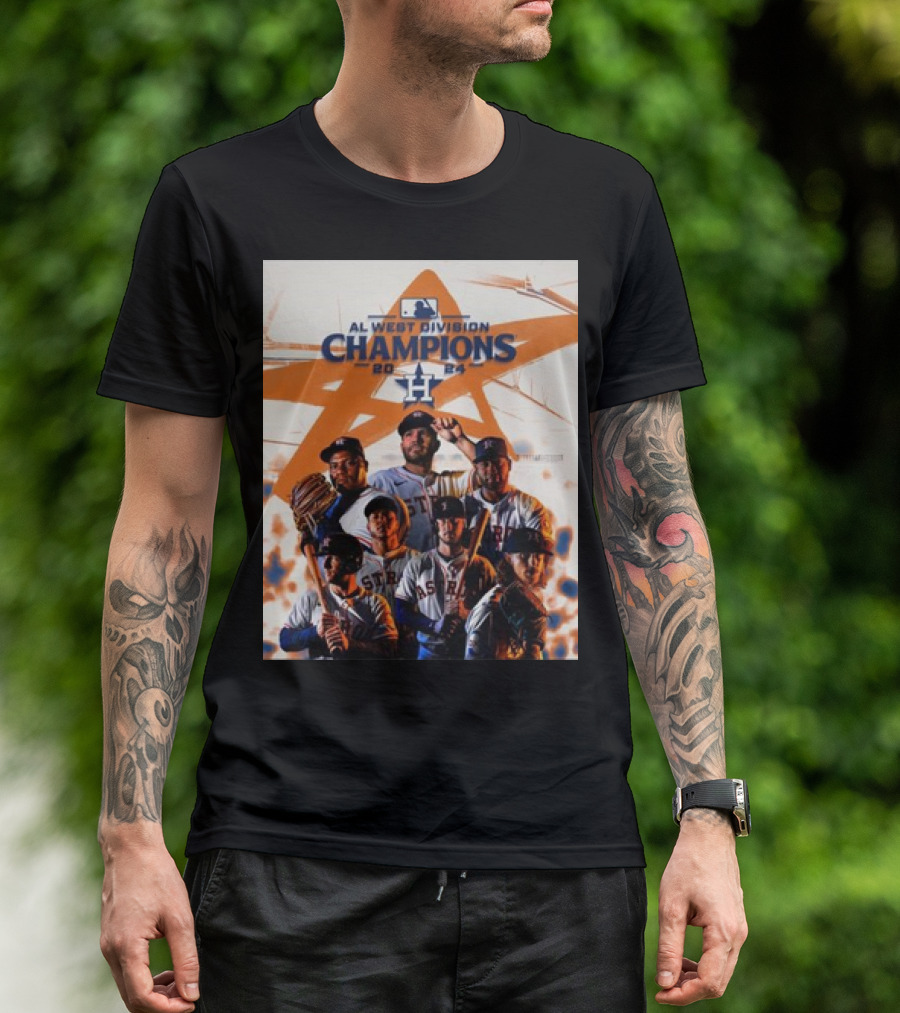 AL West Division Champions 2024 Houston Astros Players T-Shirt