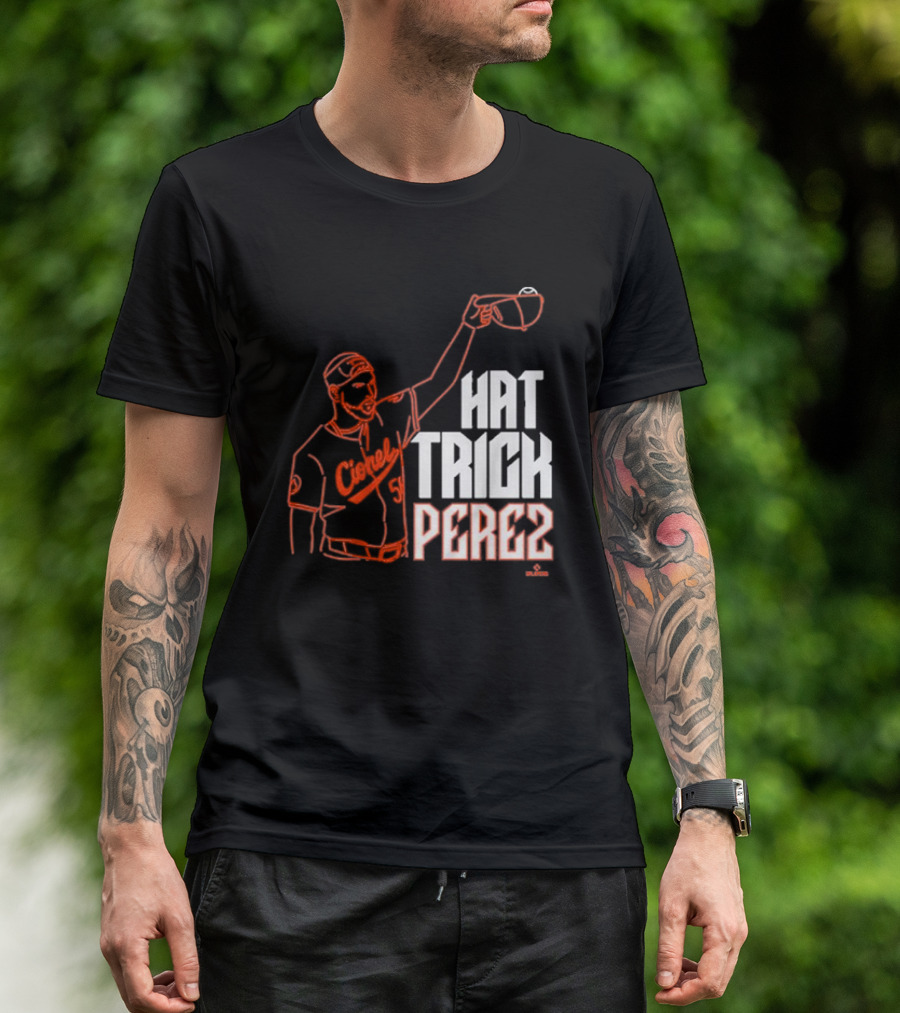 Baltimore Orioles Cionel Perez Hat Trick Perez Player T-Shirt