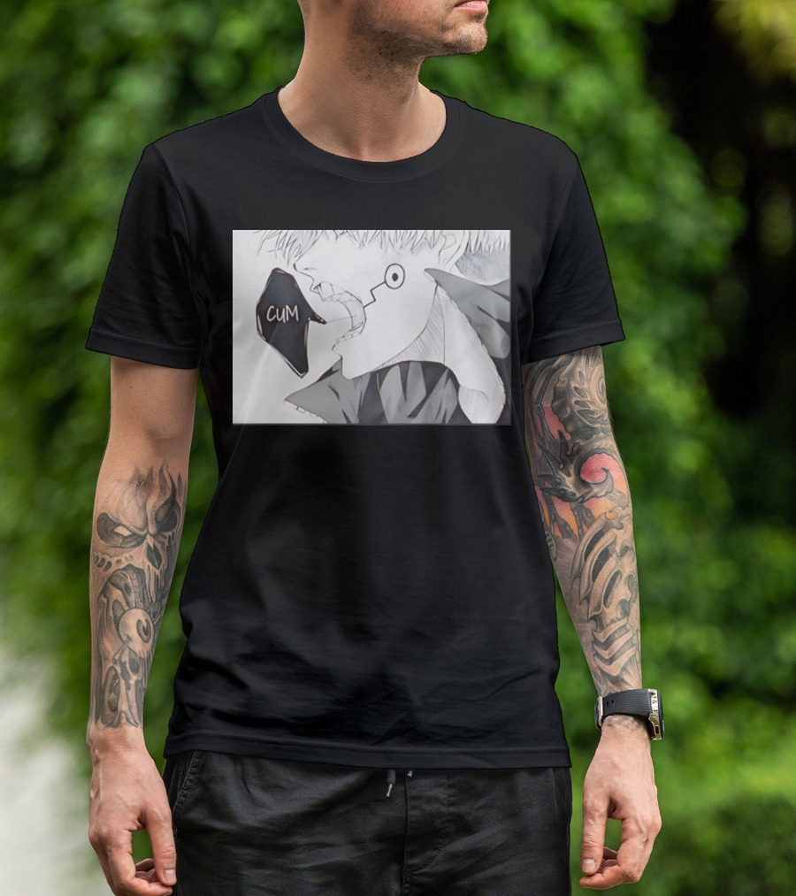 Inumaki Toge Cum Funny Manga Style Speech Bubble T-Shirt