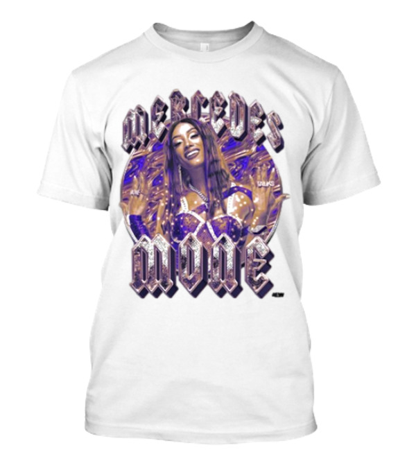 Mercedés Moné Moné Maker In Glamorous Purple Attire T-Shirt