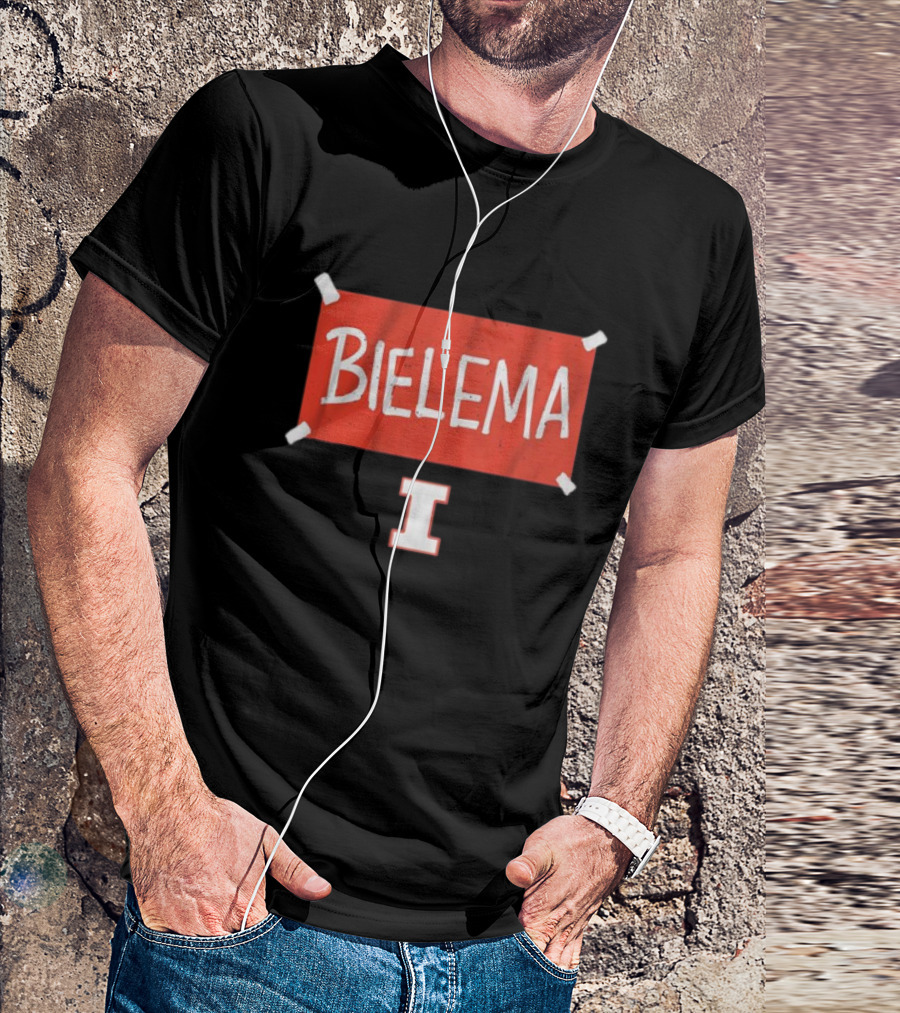 Bielema Illinois Football Banner T-Shirt