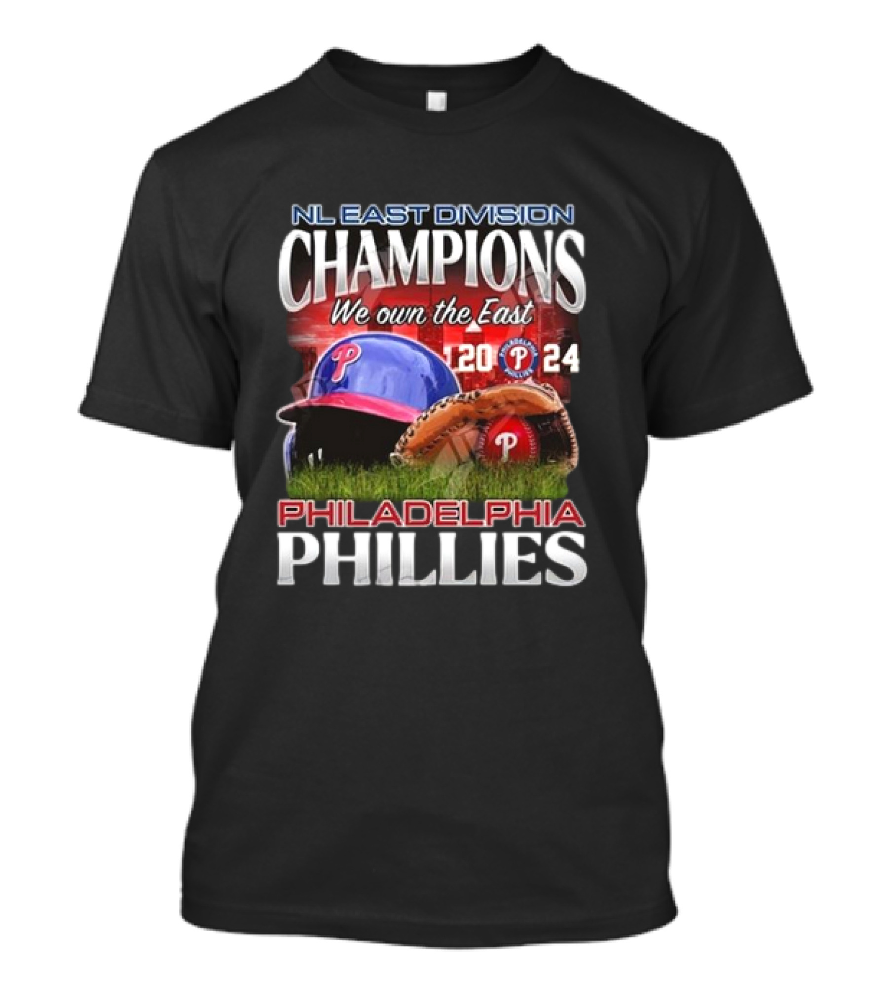 NL East Division Champions We Own The East 2024 Philadelphia Phillies T-Shirt