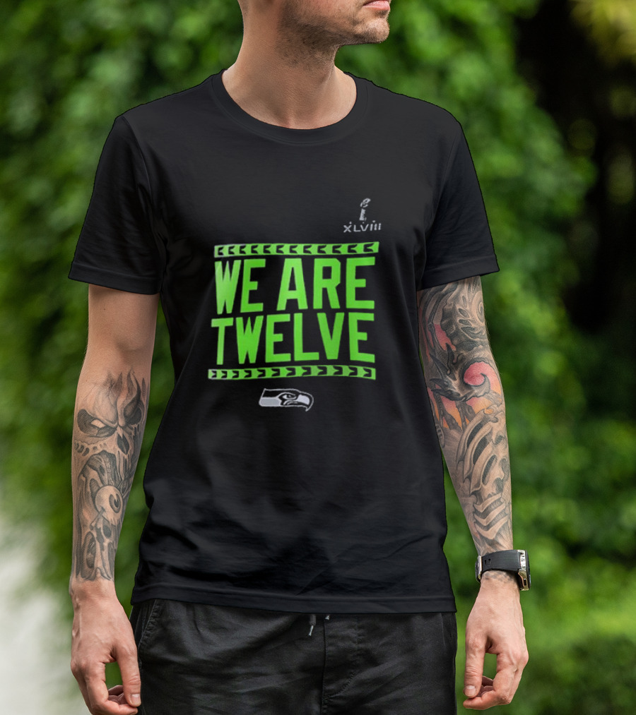 We Are Twelve Seattle Seahawks XLVIII T-Shirt