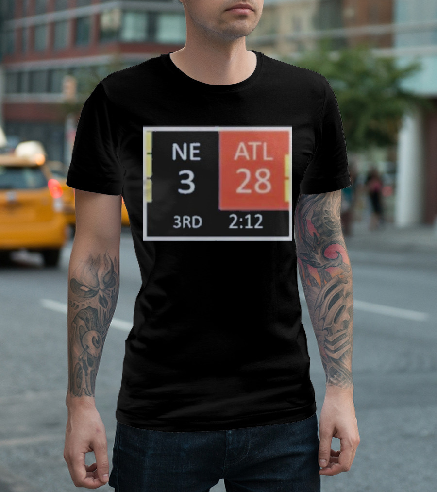 Tom Brady Greatest Comeback NE 3 ATL 28 3rd 2:12 T-Shirt