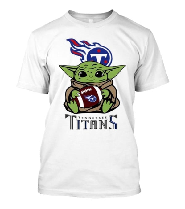 Baby Yoda Star Wars Tennessee Titans NFL Football Season T-Shirt