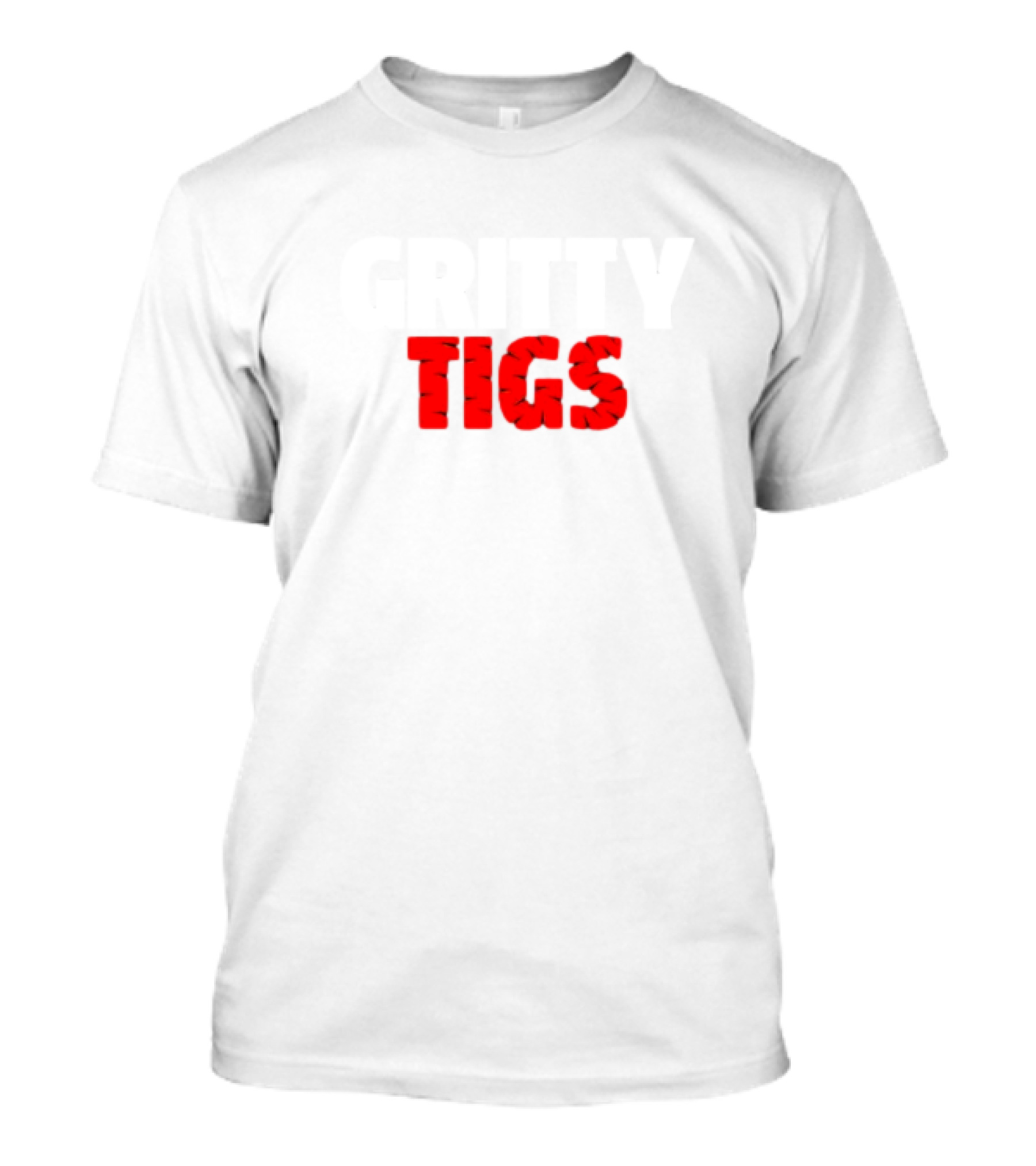 Detroit Tigs Baseball Gritty Tigs T-Shirt